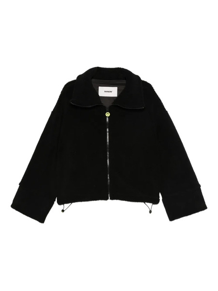  Barrow Logo-detail High-neck Jacket - Black 