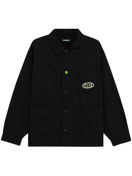  Barrow Logo Shirt Jacket - Black 