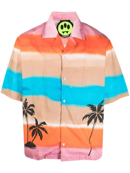  Barrow Palm Tree-print Shirt - Pink 