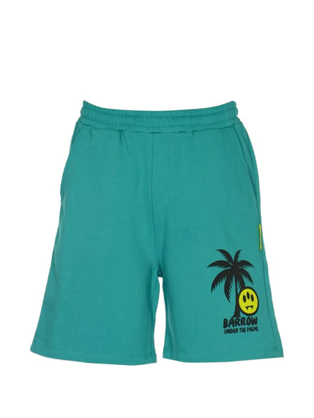  Barrow Palm Tree-print Shorts - Green 
