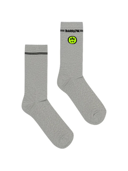  Barrow Ribbed Logo Socks - Grey 