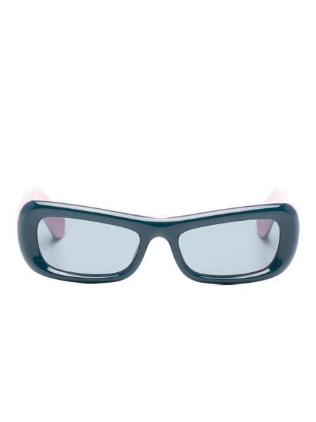  Barrow Square-frame Sunglasses - Blue 
