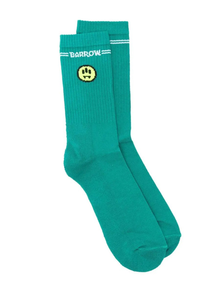  Barrow Striped Graphic Socks - Green 