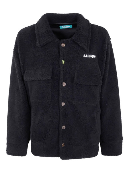  Barrow Teddy-print Shirt Jacket - Black 