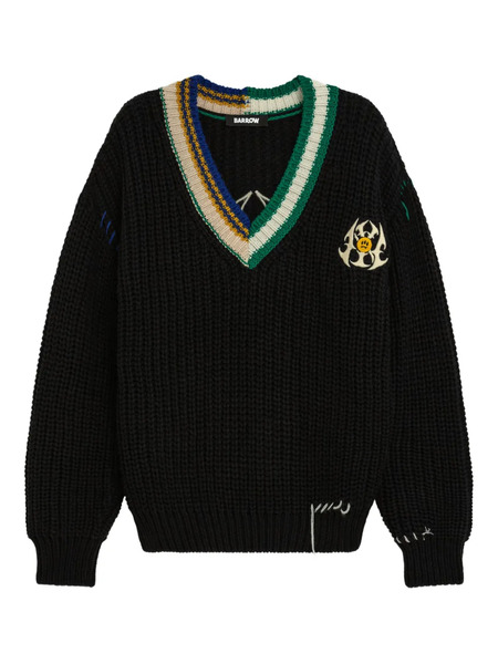  Barrow V-neck Sweater - Black 