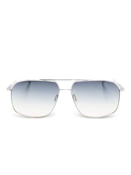  Barton Perreira Pilot-frame Sunglasses - Silver 