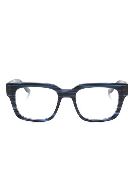  Barton Perreira Zander Square-frame Glasses - Blue 