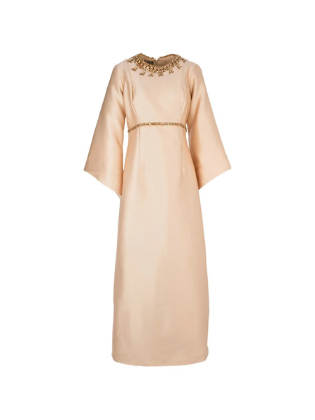  Baruni Sahara Embellished Maxi Dress - Neutrals 