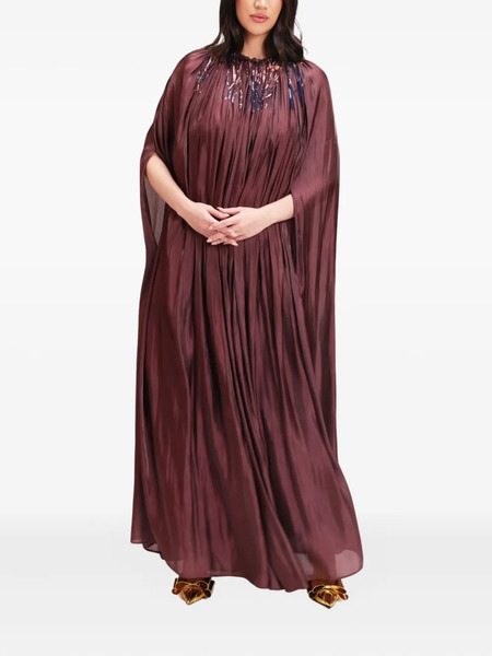  Baruni Samarah Cape Dress - Purple 