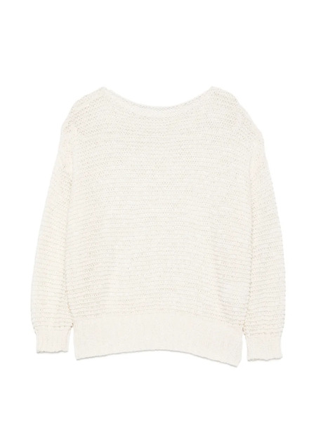  Base Milano Knitted Sweater - White 