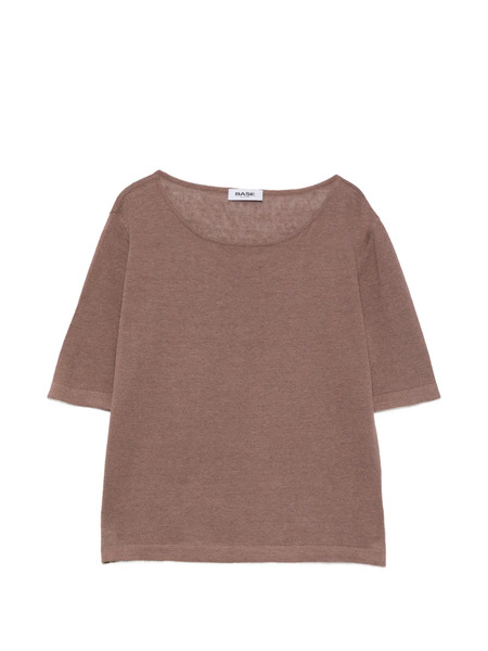  Base Round-neck T-shirt - Brown 