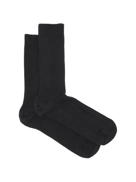  Baserange Ribbed Socks - Black 