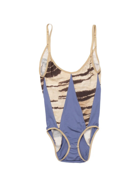  Baserange Tiger-print Net Body - Blue 