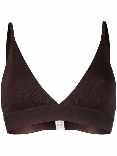  Baserange V-neck Sleeveless Bralette - Brown 