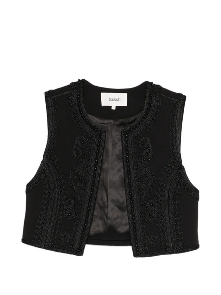  Ba&sh Beaded Embellished Jacket - Black 