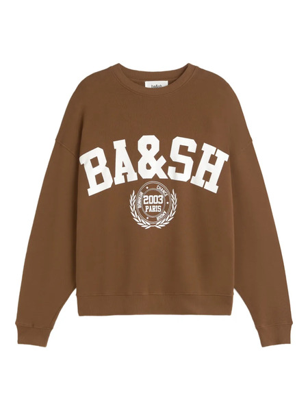  Ba&sh Benjamin Logo-print Sweatshirt - Brown 