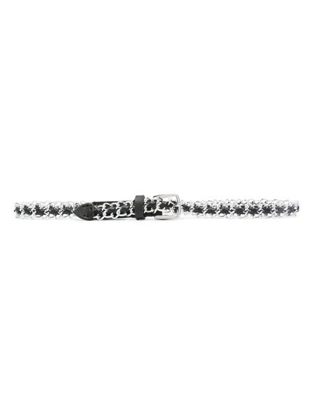  Ba&sh Brooke Chain-link Detailing Belt - Black 