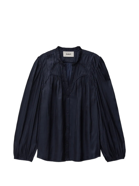  Ba&sh Cesira Gathered Blouse - Blue 