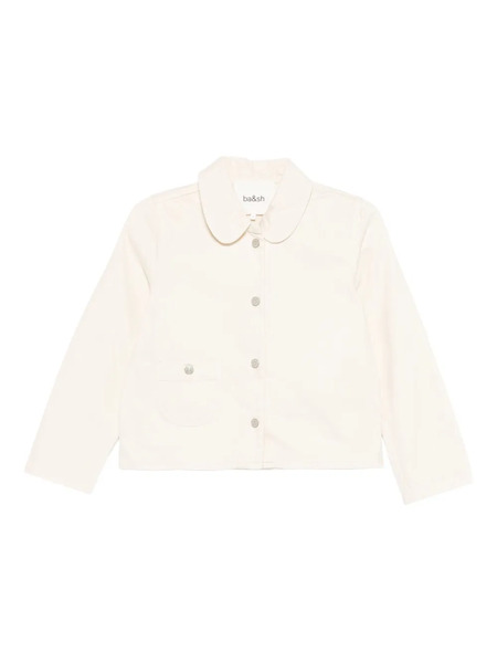  Ba&sh Etiny Peter Pan-collar Pocket Jacket - Neutrals 