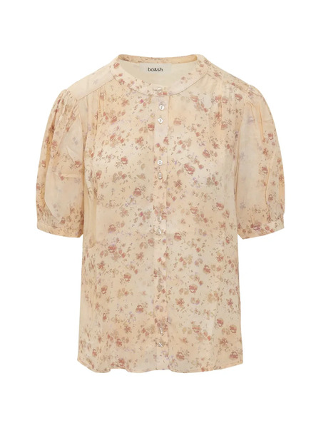  Ba&sh Floral Button Shirt - Neutrals 