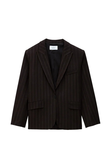  Ba&sh Hocee Pinstripe Single-breasted Blazer - Brown 