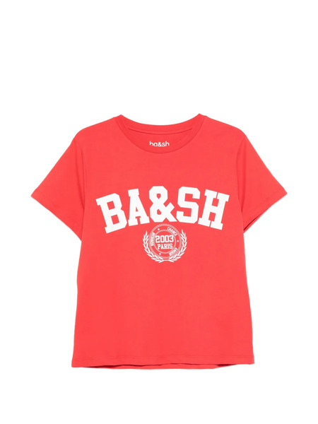  Ba&sh Ioni Short-sleeve Graphic-print T-shirt - Red 