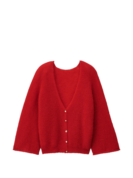  Ba&sh Isaac Buttoned Cardigan - Red 