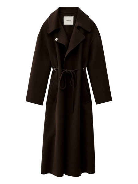  Ba&sh Kate Tie-waist Coat - Brown 