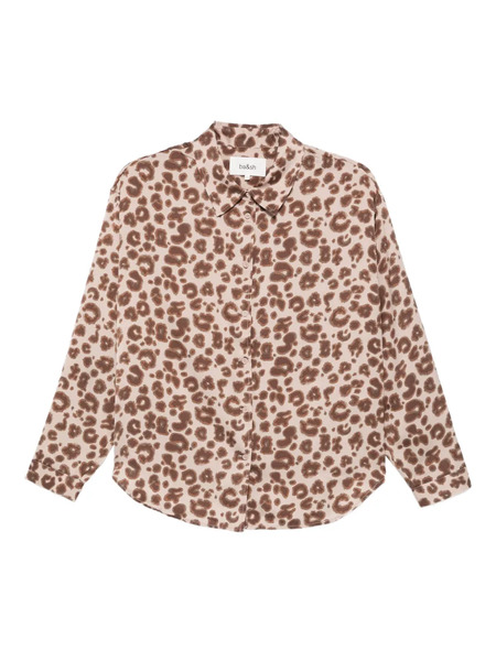  Ba&sh Leopard Print Button-fastening Shirt - Neutrals 