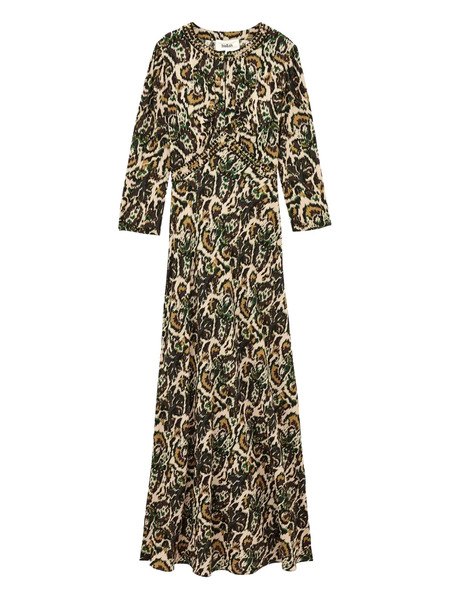  Ba&sh Onoa Printed Maxi Dress - Neutrals 