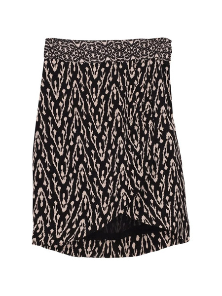  Ba&sh Printed Skirt - Black 