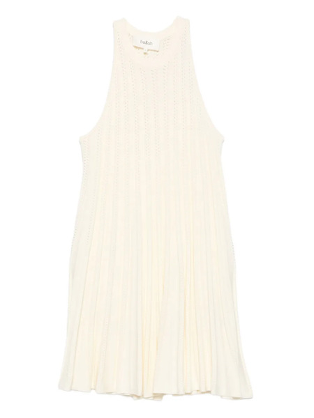  Ba&sh Sinnta Pleated Eyelet Dress - Neutrals 