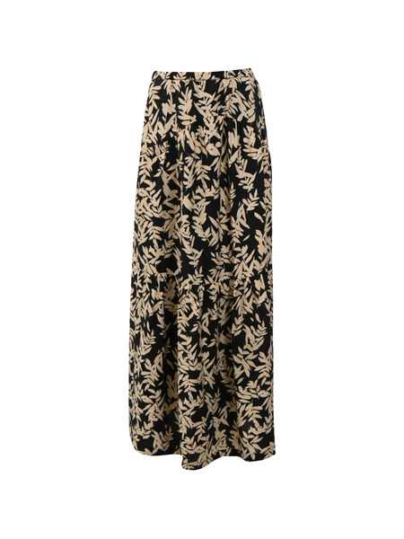  Ba&sh Tally Printed Maxi Skirt - Black 