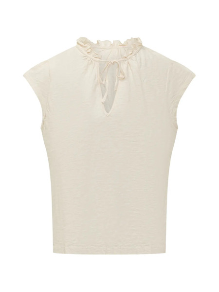  Ba&sh Very Ruffled Blouse - Neutrals 