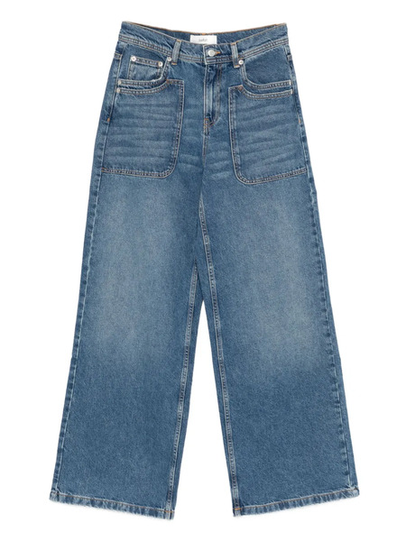  Ba&sh Zoel Patch-pocket Jeans - Blue 