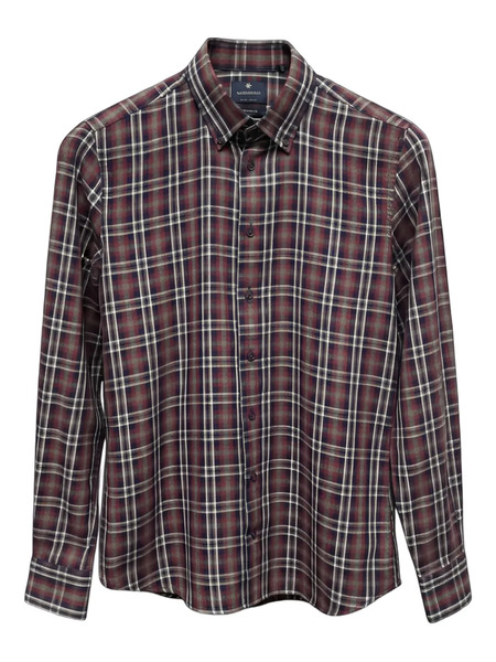  Bastoncino Plaid-pattern Buttoned Shirt - Blue 