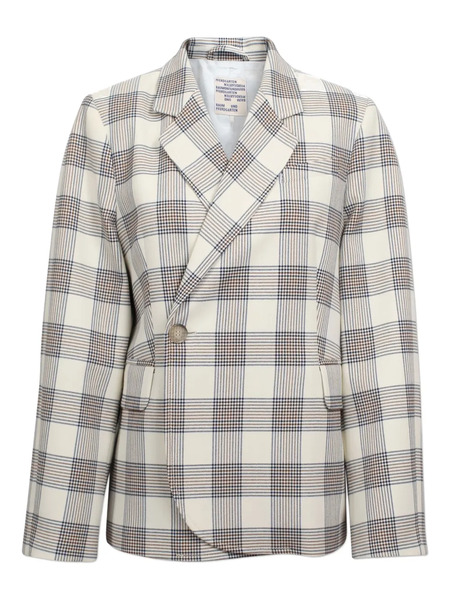  Baum Und Pferdgarten Check Asymmetrical Blazer - Neutrals 