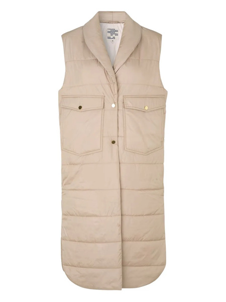  Baum Und Pferdgarten Diona Quilted Longline Gilet - Neutrals 