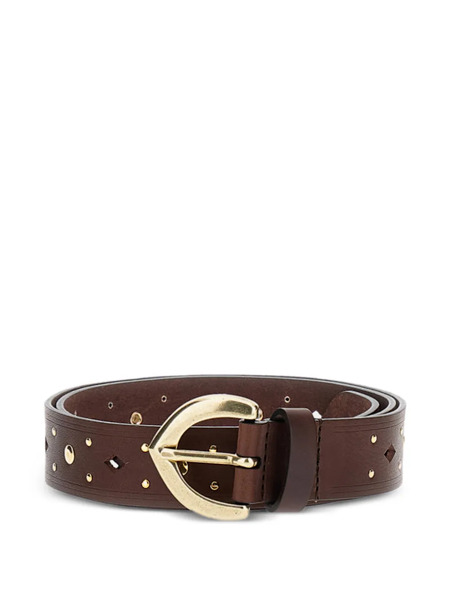  Bax Lab Leather Buckle Belt - Brown 