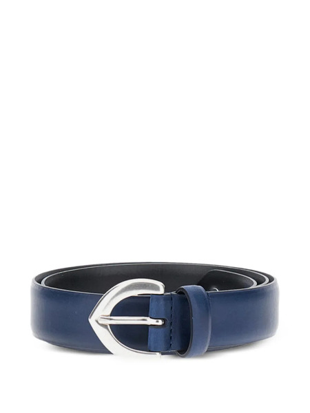  Bax Lab Turquoise Stone Leather Belt - Blue 