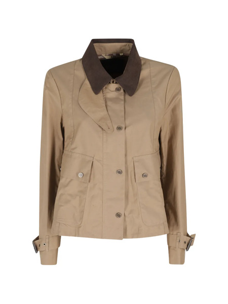  Bazar Deluxe Button Patch Pocket Jacket - Brown 