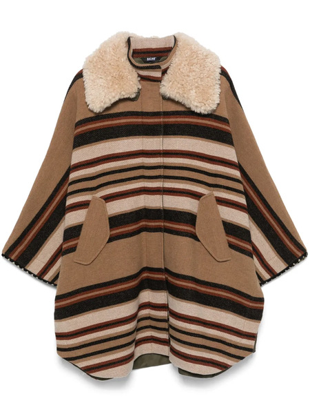  Bazar Deluxe Striped Cape - Brown 