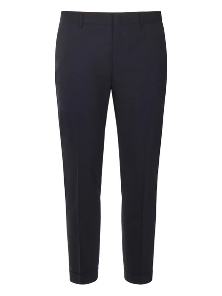  Be Able Cuffed Slim-leg Trousers - Blue 