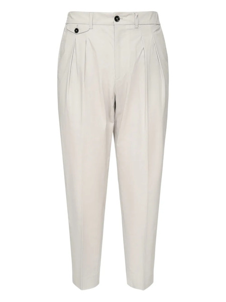  Be Able Eduard Pleated Elastic-waist Trousers - Neutrals 