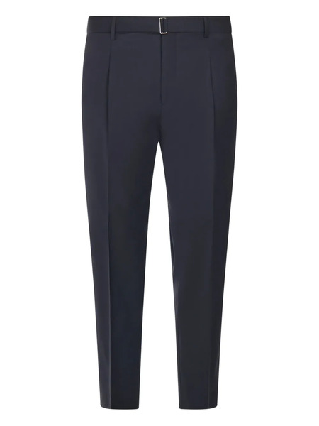  Be Able Pleated-design Side-pockets Trousers - Blue 