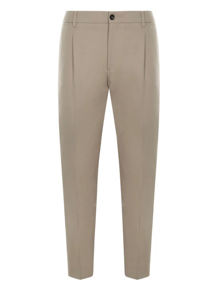  Be Able Pleated-design Trousers - Neutrals 