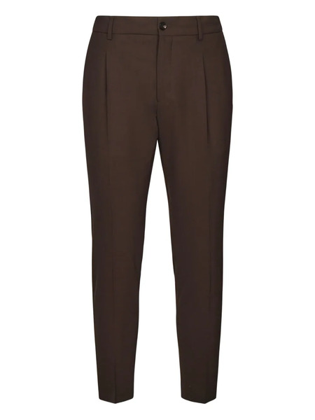  Be Able Pleated-detail Trousers - Brown 