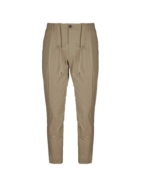  Be Able Riccardo Drawstring Pleated Trousers - Neutrals 