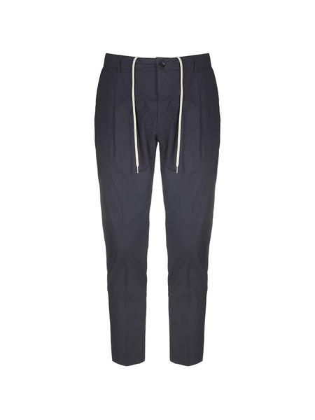  Be Able Riccardo Pleated Drawstring Trousers - Blue 