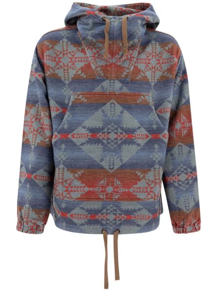  Beams Plus Jacquard-woven Jacket - Blue 